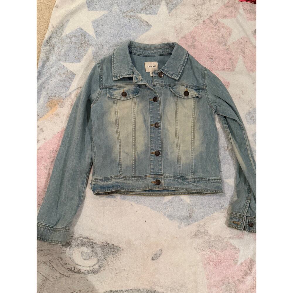 Cherokee Girls Denim Jacket Sz XL 14/16